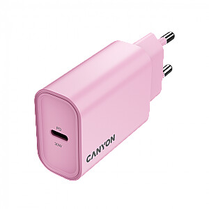 CANYON įkroviklis OnCharge 30CL Max Power 30W 1xPD EU Rožinė