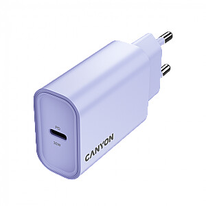 CANYON зарядное устройство OnCharge 30CL Max Power 30W 1xPD EU Фиолетовый