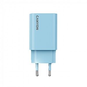 CANYON зарядное устройство OnCharge 30CL Max Power 30W 1xPD EU Светло-голубой