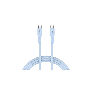 CANYON kabelis OnWire 60CL C-C 60W COLOR pintas 1m šviesiai mėlynas