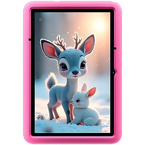 Blackview Tab 60 Pro Kids LTE 10.1-inch HD+ 800x1280 IPS 60Hz 4GB/128GB Octa-core T606 1.6GHz 5MP Front/8MP Back Camera Battery 7700mAh NO Carger USB Type-C Android 15 SD card slot Rose Pink