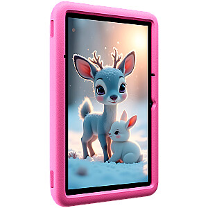 Blackview Tab 60 Pro Kids LTE 10.1-inch HD+ 800x1280 IPS 60Hz 4GB/128GB Octa-core T606 1.6GHz 5MP Front/8MP Back Camera Battery 7700mAh NO Carger USB Type-C Android 15 SD card slot Rose Pink