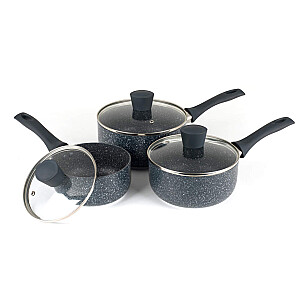 Russell Hobbs RH00847EU7 Nightfall Stone 3-Piece Saucepan Set