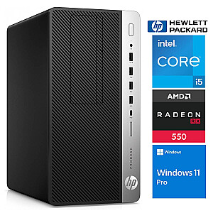 HP 600 G5 MT i5-9500 64GB 256SSD M.2 NVME RX550 4GB WIN11Pro