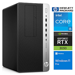 HP 600 G5 MT i5-9500 32GB 256SSD M.2 NVME RTX3050 6GB WIN11Pro