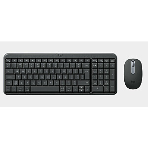 LOGITECH MK250 - GRAFITAS - JAV TARPTAUTINIS - 2.4GHZ/BT - TARPTAUTINIS-973
