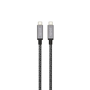 Epico Thunderbolt 4 Braided Cable - space grey USB-C to USB-C