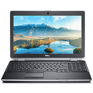 DELL E6530 15.6 1366x768 i5-3320M 8GB 256SSD WIN10Pro RENEW