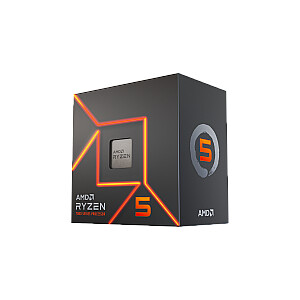 AMD CPU Desktop Ryzen 5 6C/12T 7600 (5.2GHz Max, 38MB,65W,AM5) box, with Radeon Graphics and Wraith Stealth Cooler