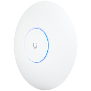UBIQUITI U6 Pro; WiFi 6; 6 ruumilist voogu; 140 m² (1,500 ft²) katvus; 350+ ühendatud seadet; Toidetakse PoE kaudu; GbE ülekandeliin.