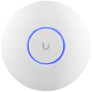 UBIQUITI U6+, WiFi 6, 4 ruumilist voogu, 140 m² (1,500 ft²) katvus, 300+ ühendatud seadet, Toidetakse PoE kaudu, GbE üleminek.