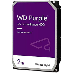 HDD AV WD Purple (3.5'', 2TB, 256MB, 5400 RPM, SATA 6 Gb/s)