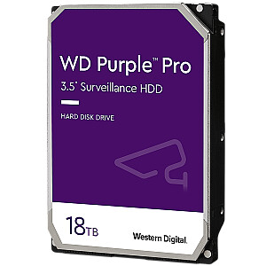 HDD AV WD Purple Pro (3.5'', 18TB, 512MB, 7200 об/мин, SATA 6 Гбит/с)