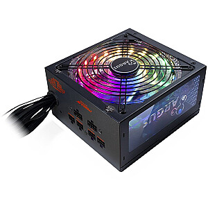 Power Supply INTER-TECH Argus RGB 750W CM, 80PLUS Gold, 140mm fan with 21 ultra bright LEDs, Switchable illumination, Acrylic glass side panel, active PFC, 4xPCI-e, OPP/OVP/SCP protection, semi-modular Cable management (Rev. 2)