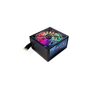 Блок питания INTER-TECH Argus RGB, 80PLUS Bronze, 500W, Retail, 1x140 Fan, 1x20+4Pin, 4+4Pin, 1xPCI-e 6+2Pin, 4x4Pin (Molex), 4xSATA, 1xFDD, rev 2.0