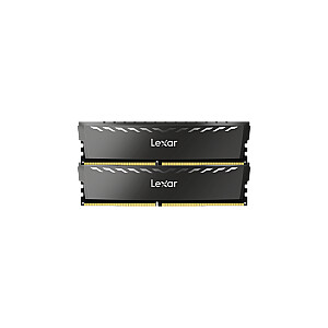 Lexar 2x16GB THOR DDR4 3600 UDIMM XMP Memory with Black heatsink. Dual pack