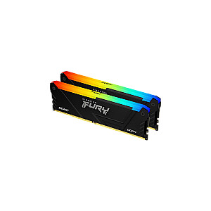 Kingston 32GB 3200MT/s DDR4 CL16 DIMM (Комплект из 2) FURY Beast RGB