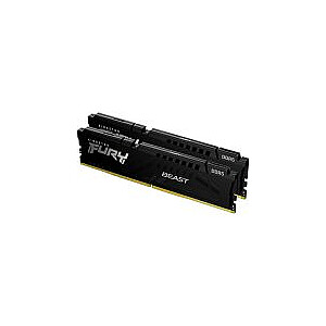 Kingston DRAM 32GB 5600MT/s DDR5 CL36 DIMM (Комплект из 2) FURY Beast Black EXPO