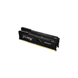 Kingston DRAM 32GB 3200MT/s DDR4 CL16 DIMM (Kit of 2) FURY Beast Black