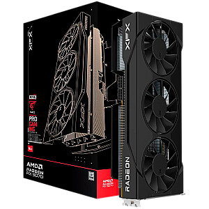 XFX Swift AMD Radeon RX 9070 OC Triple 90mm ventilaator 16GB GDDR6 256bit HDMI 3xDP