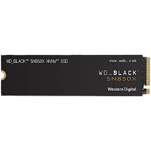 SSD WD Black SN850X 1TB M.2 2280 PCIe Gen4 x4 NVMe, Скорость чтения/записи: 7300/6300 МБ/с, IOPS 800K/1100K, TBW: 600