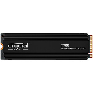 CRUCIAL T700 1000GB [1TB] NVMe PCIe Gen.5 M.2 2280 Heatsink