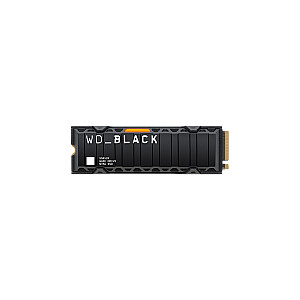 SSD WD Black SN850X HeatSink 1TB M.2 2280 PCIe Gen4 x4 NVMe, Read/Write: 7300/6300 MBps, IOPS 800K/1100K, TBW: 600
