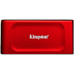 Kingston SSD 2TB XS1000 Red External USB 3.2 Gen 2 Portable Solid State Drive