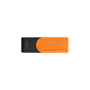 Kingston 256GB Portable USB 3.2 Gen 1 DataTraveler Exodia S (Black/Orange)