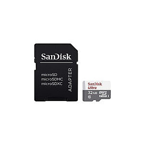 SanDisk Ultra microSDHC 32GB + SD Adapter 100MB/s Class 10 UHS-I