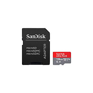 SanDisk High Endurance microSDXC 128GB + SD Adapter - for dash cams & home monitoring, up to 10,000 Hours, Full HD / 4K videos, up to 100/40 MB/s Read/Write speeds, C10, U3, V30
