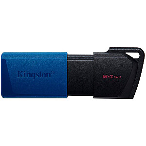 Kingston 64GB USB3.2 Gen 1 DataTraveler Exodia M (Must + Sinine)