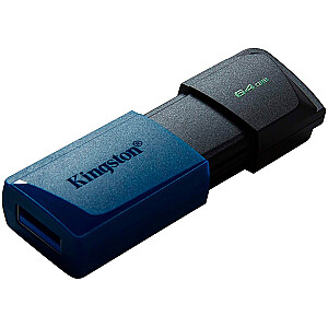 Kingston 64GB USB3.2 Gen 1 DataTraveler Exodia M (Must + Sinine)