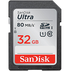 SanDisk Ultra 32GB SDHC mälukaart 120MB/s