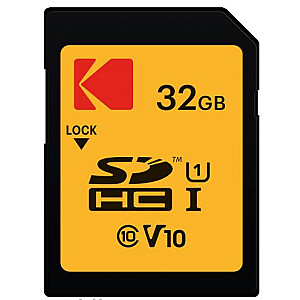 Kodak SD 32GB UHS1 U1 V10 Premium EKMSD32GHC10K