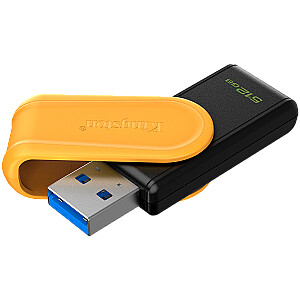 DataTraveler 512GB Portatiivne USB 3.2 Must/Kollane