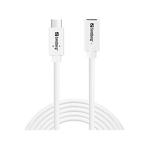 Sandberg 136-55 USB-C>C M-F USB 3.1 100W, 2M