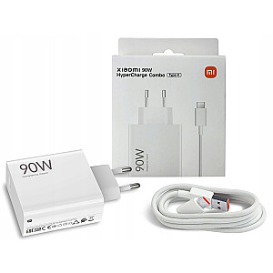 Įkroviklis MDY-15-EK USB-A 90W Baltas