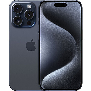 Apple iPhone 15 Pro 128GB Blue Prekė iš ekspozicijos. Garantija 1 metai