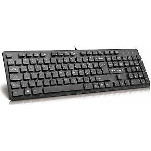 Modecom 5006 проводная черная британская клавиатура (KMC5006100U)