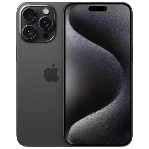 Apple iPhone 15 Pro Max 256GB Black Titanium Prekė iš ekspozicijos. Garantija 2 metai