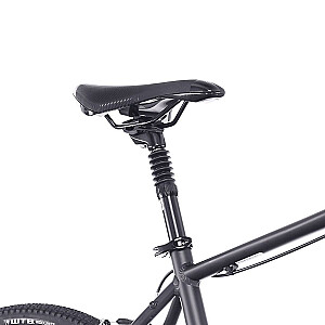 Kalnu velosipēds Rock Machine Rokk 30 Matte Black (Rata izmērs: 28,  Rāmja izmērs: L)