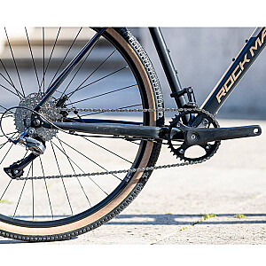Gravel велосипед Rock Machine Gravelride 200 Matte Black/Sand (Размер колеса: 28 Размер рамы: L)