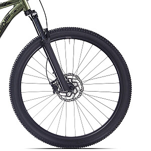 Kalnu velosipēds Rock Machine Blizz 10-29 Gloss Metallic Khaki/Pearl Black (Rata izmērs: 29 Rāmja izmērs: M)