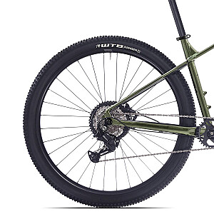 Kalnu velosipēds Rock Machine Blizz 10-29 Gloss Metallic Khaki/Pearl Black (Rata izmērs: 29 Rāmja izmērs: M)