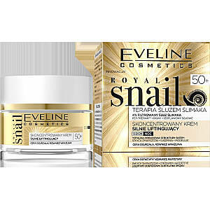 Eveline Royal Snail 50+ Концентрированный дневной и ночной крем с сильным лифтингом 50 мл