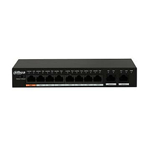 Switch DAHUA PFS3010-8GT-96 8x10Base-T / 100Base-TX / 1000Base-T PoE ports 8 96 Watts DH-PFS3010-8GT-96