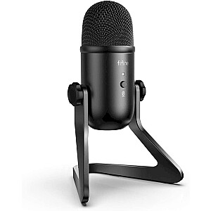 Fifine K678 микрофон для игр / трансляций / подкастов черный + держатель