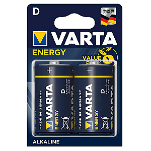 Varta 4120/D2 Alkaline LR20 1.5V батарейки (2шт.) (EU Blister)