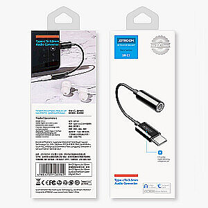 Joyroom SH-C1 3,5 mm uz USB-C audio adapteris (digitāls) balts